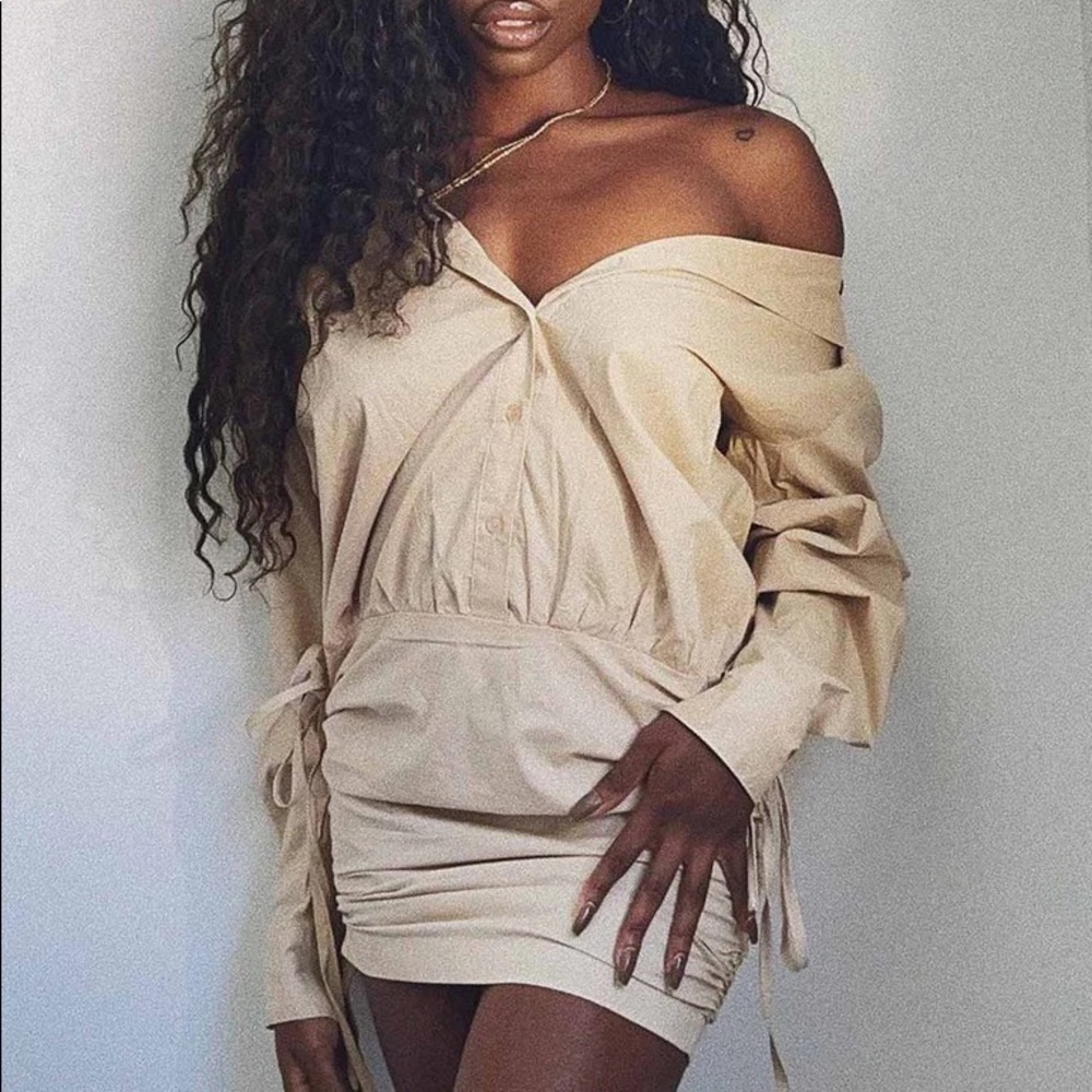 Lioness Button Down Mini Dress - image 6